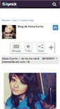 Mobile Screenshot of alicia-cyrrio.skyrock.com