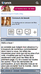 Mobile Screenshot of concoursbeauty3.skyrock.com