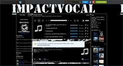 Desktop Screenshot of impactvocal.skyrock.com