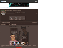 Tablet Screenshot of cute-taylor-lautner.skyrock.com