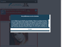 Tablet Screenshot of mylenegautier.skyrock.com