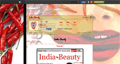 Desktop Screenshot of india-beauty.skyrock.com