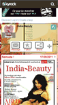 Mobile Screenshot of india-beauty.skyrock.com