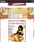 Tablet Screenshot of india-beauty.skyrock.com