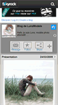 Mobile Screenshot of lunamodele.skyrock.com