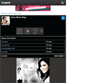 Tablet Screenshot of elissalove.skyrock.com