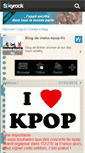 Mobile Screenshot of ineko-kpop-fic.skyrock.com