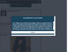 Tablet Screenshot of kate-voegele-music.skyrock.com