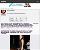 Tablet Screenshot of jessicaalowndes.skyrock.com