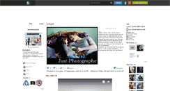 Desktop Screenshot of just-photographe.skyrock.com