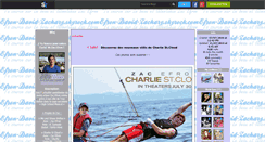 Desktop Screenshot of efron-david-zachary.skyrock.com