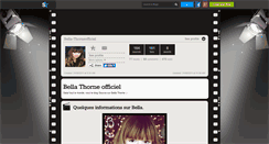 Desktop Screenshot of bella-thorneofficiel.skyrock.com