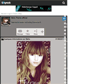 Tablet Screenshot of bella-thorneofficiel.skyrock.com