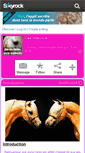 Mobile Screenshot of de-la-tete-aux-sabots.skyrock.com
