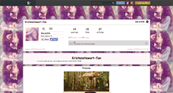Desktop Screenshot of kristenstewart-fan.skyrock.com