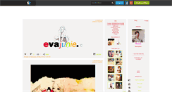 Desktop Screenshot of evajunie.skyrock.com