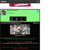 Tablet Screenshot of gaza--palestine.skyrock.com
