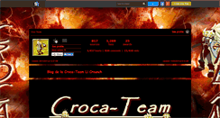 Desktop Screenshot of croc-team.skyrock.com