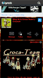 Mobile Screenshot of croc-team.skyrock.com