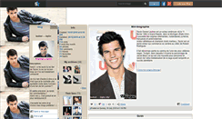 Desktop Screenshot of lautner-----taylor.skyrock.com