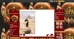 Desktop Screenshot of cleopatrelareine.skyrock.com