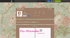 Desktop Screenshot of fic-miranda.skyrock.com