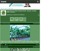 Tablet Screenshot of exotiplantes.skyrock.com