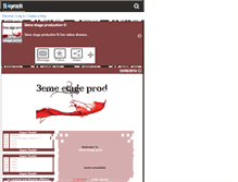 Tablet Screenshot of 3eme-etage-prod.skyrock.com