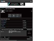 Tablet Screenshot of emo--death--note.skyrock.com