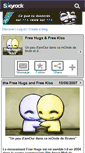 Mobile Screenshot of free-hugs-kiss.skyrock.com