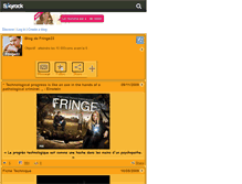 Tablet Screenshot of fringe23.skyrock.com