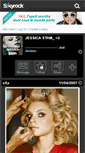 Mobile Screenshot of jessica-stam.skyrock.com