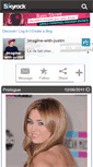 Mobile Screenshot of imagine-with-justin.skyrock.com