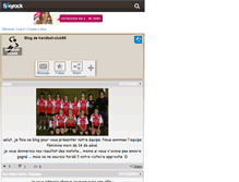 Tablet Screenshot of handball-club56.skyrock.com