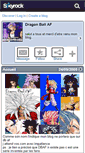 Mobile Screenshot of dragonballaf11.skyrock.com
