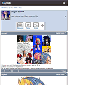 Tablet Screenshot of dragonballaf11.skyrock.com
