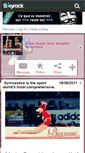 Mobile Screenshot of gymnastic-f.skyrock.com