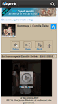 Mobile Screenshot of camilledelbe.skyrock.com