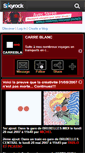 Mobile Screenshot of carreblanc2007.skyrock.com