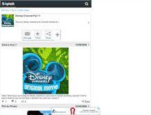 Tablet Screenshot of disney-channel-fan.skyrock.com