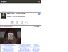 Tablet Screenshot of actucinema.skyrock.com