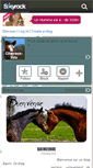 Mobile Screenshot of chevaux-info.skyrock.com