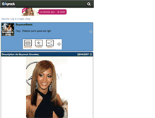 Tablet Screenshot of beyonce-k-4ever.skyrock.com