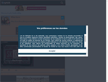 Tablet Screenshot of mileylasupergirl.skyrock.com
