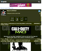 Tablet Screenshot of callofduty4.skyrock.com