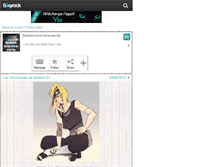 Tablet Screenshot of deidara-love-love-me-fic.skyrock.com