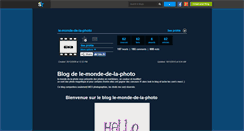 Desktop Screenshot of le-monde-de-la-photo.skyrock.com