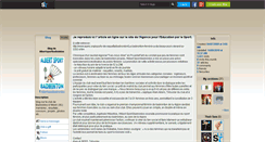 Desktop Screenshot of albertsportbadminton.skyrock.com