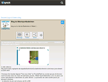Tablet Screenshot of albertsportbadminton.skyrock.com