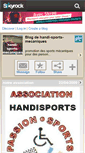 Mobile Screenshot of handi-sports-mecaniques.skyrock.com